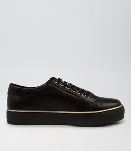 FROGGY DJ BLACK BLACK SOLE LEATHER