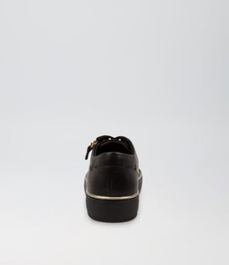 FROGGY DJ BLACK BLACK SOLE LEATHER
