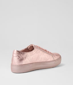 FROGGY DJ ROSE GOLD FLOWER EMBOSSED LEATHER