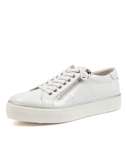 FROGGY DJ WHITE PATENT LEATHER