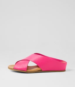 HARLI DJ HOT PINK LEATHER