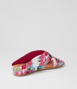 HARLI DJ BRIGHT POPPY PRINT LEATHER