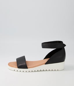 MAKALLY DJ BLACK WHITE SOLE LEATHER