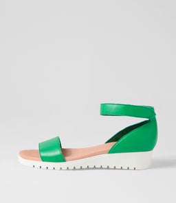 MAKALLY DJ BRIGHT EMERALD WHITE SOLE LEATHER