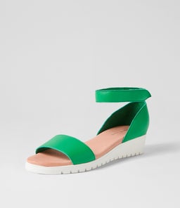 MAKALLY DJ BRIGHT EMERALD WHITE SOLE LEATHER