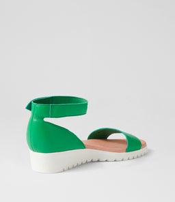 MAKALLY DJ BRIGHT EMERALD WHITE SOLE LEATHER