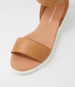 MAKALLY DJ DK TAN WHITE SOLE LEATHER