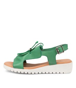 MALIKA DJ EMERALD WHITE SOLE LEATHER