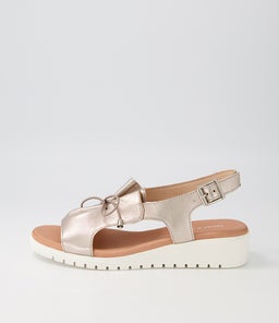 MALIKA DJ PLATINO WHITE SOLE LEATHER