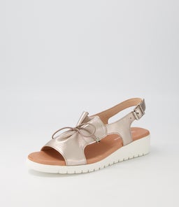 MALIKA DJ PLATINO WHITE SOLE LEATHER