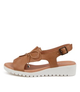 MALIKA DJ DK TAN WHITE SOLE LEATHER