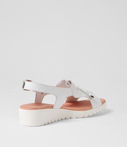 MALIKA DJ WHITE WHITE SOLE LEATHER