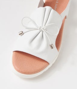 MALIKA DJ WHITE WHITE SOLE LEATHER