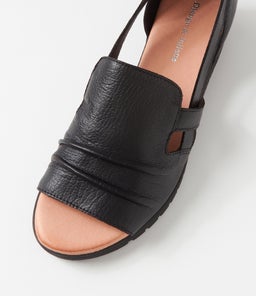 MAYAR DJ BLACK BLACK SOLE LEATHER