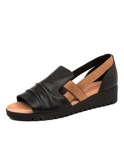 MAYAR DJ BLACK DK TAN BLACK SOLE LEATHER