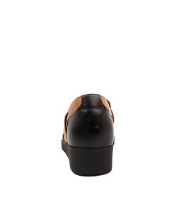 MAYAR DJ BLACK DK TAN BLACK SOLE LEATHER