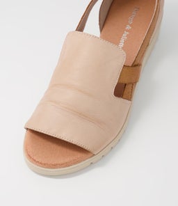 MAYAR DJ CAFE DK TAN NUDE SOLE LEATHER