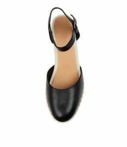 RIANA DJ BLACK NATURAL ROPE LEATHER