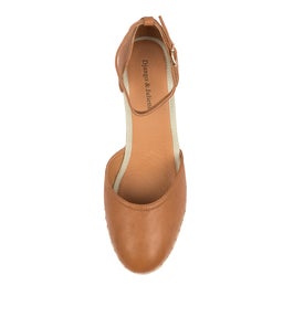 RYLEN DJ DK TAN NATURAL ROPE LEATHER