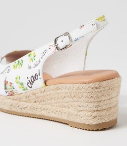 SANIARLY DJ AMALFI PRINT LEATHER