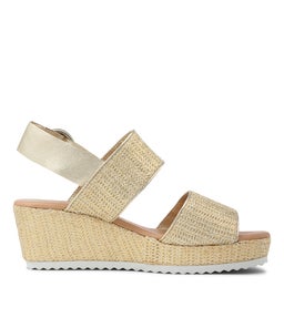 SULTANS DJ GOLD GOLD SPLICE WEAVE LEATHER