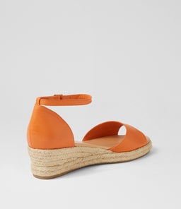 SKIP DJL BRIGHT ORANGE NATURAL ROPE LEATHER