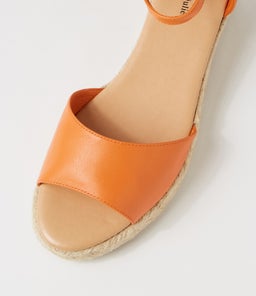 SKIP DJL BRIGHT ORANGE NATURAL ROPE LEATHER