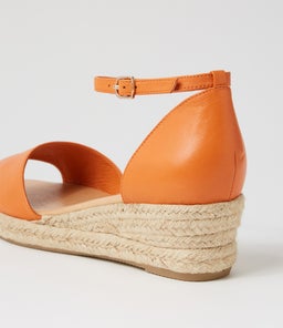 SKIP DJL BRIGHT ORANGE NATURAL ROPE LEATHER