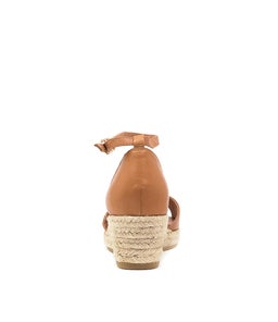 SKIP DJL DK TAN NATURAL ROPE LEATHER