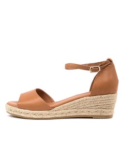SKIP DJL DK TAN NATURAL ROPE LEATHER