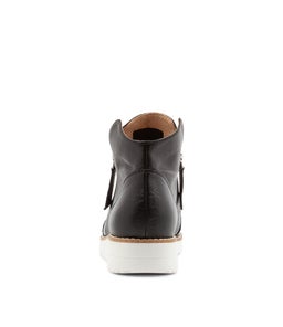 OHMY DJ BLACK WHITE SOLE LEATHER