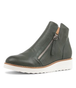 OHMY DJ FOREST WHITE SOLE LEATHER
