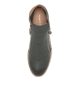 OHMY DJ FOREST WHITE SOLE LEATHER