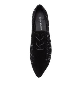 DIONES DJ BLACK BLACK SPARKLE SUEDE SUEDE