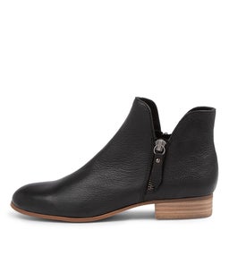 FAYE DJ BLACK NATURAL HEEL LEATHER