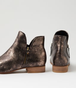 FAYE DJ CHOC METAL SMUDGE LEATHER