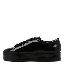 GUDDO DJ BLACK BLACK PATENT LEATHER