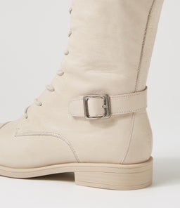 MIKAN DJ ALMOND ALMOND SOLE LEATHER
