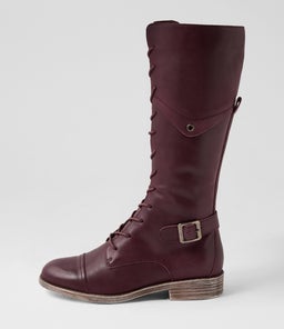 MIKAN DJ BURGUNDY LEATHER
