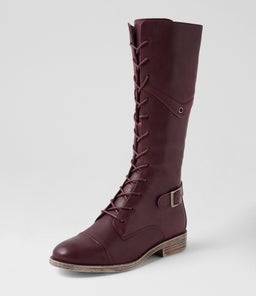 MIKAN DJ BURGUNDY LEATHER