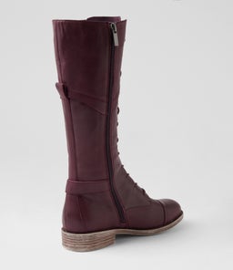 MIKAN DJ BURGUNDY LEATHER