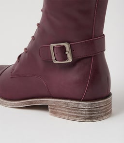 MIKAN DJ BURGUNDY LEATHER