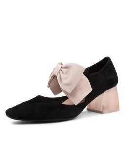 MISHA DJ BLACK NUDE SUEDE