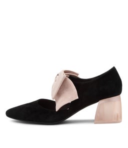 MISHA DJ BLACK NUDE SUEDE