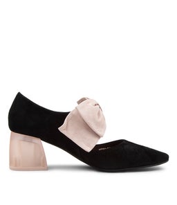 MISHA DJ BLACK NUDE SUEDE