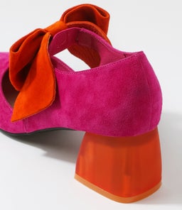 MISHA DJ DK FUCHSIA ORANGE SUEDE SUEDE