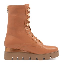 ROCK DJ SCOTCH NAT&DK TAUPE LEATHER SOLE