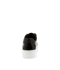 SHIA DJ BLACK WHITE SOLE PATENT LEATHER