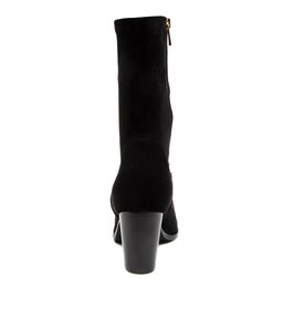 TAYLAN DJ BLACK STRETCH MICROSUEDE