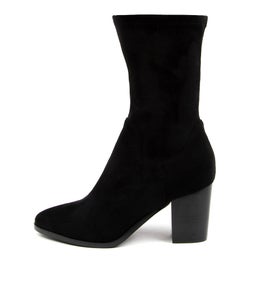 TAYLAN DJ BLACK STRETCH MICROSUEDE
